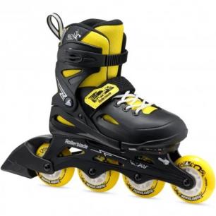 Ролики для фрискейта Rollerblade Fury Black Yellow